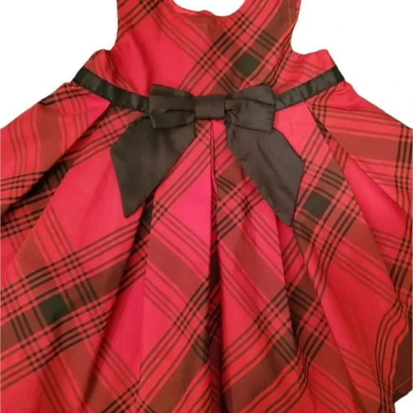 3/6M Koala Baby Red Plaid Dress - Picture 6 of 10